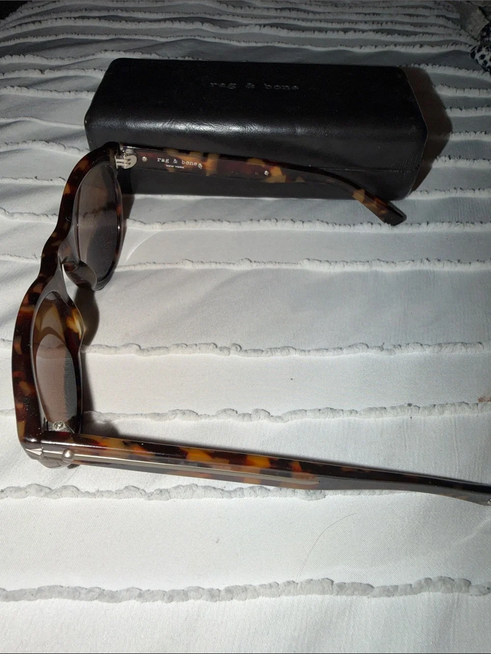 Rag & Bone Unisex Keaton Tortoise Sunglasses